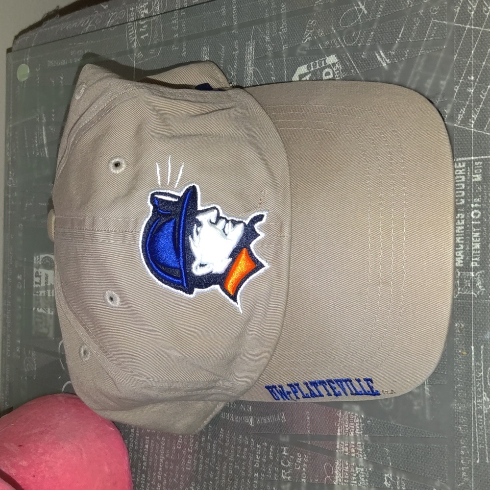 University of Wisconsin Platteville Pioneers Embroidered Logo Strapback Hat Cap